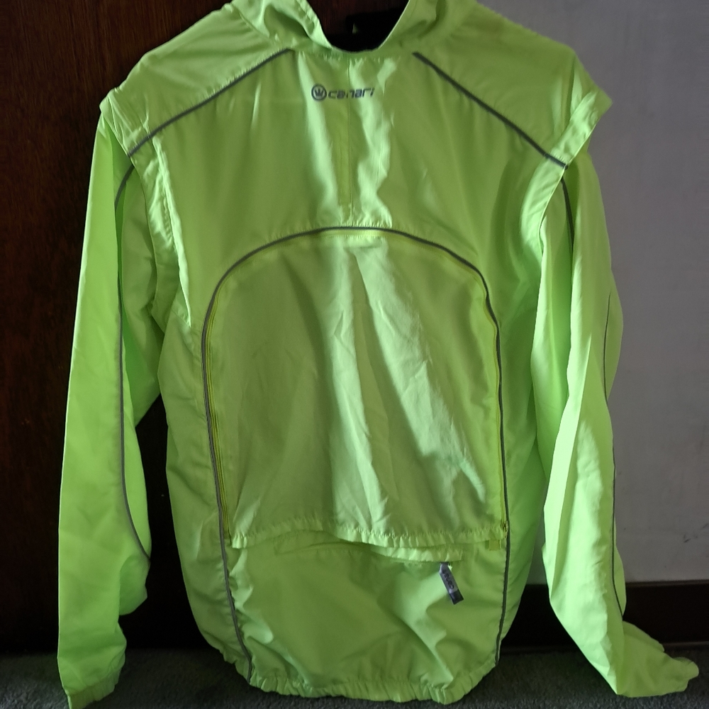 CANARI CYCLING CONVERTIBLE JACKET / VEST SZ M